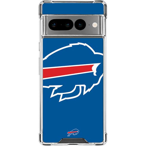 NFL Buffalo Bills Large Logo Google Pixel 7 Pro Clear Case